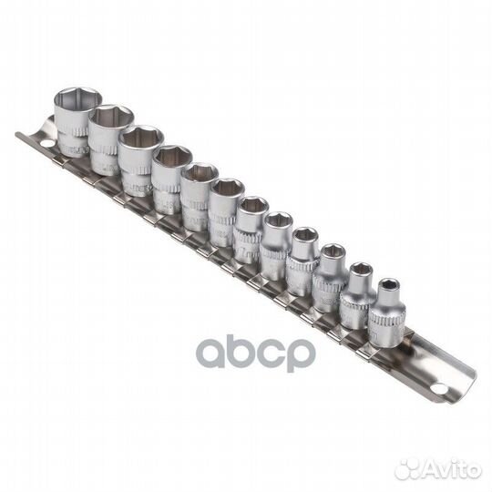 Набор головок торцевых 1/4 DR шестигранных 12пр