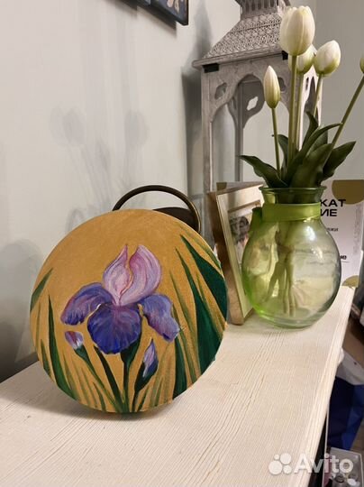 Холст 20см, Ирис