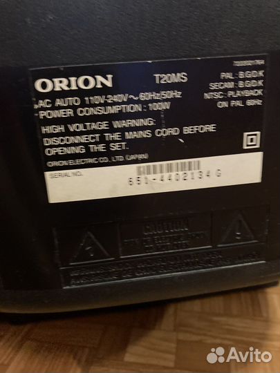 Телевизор orion