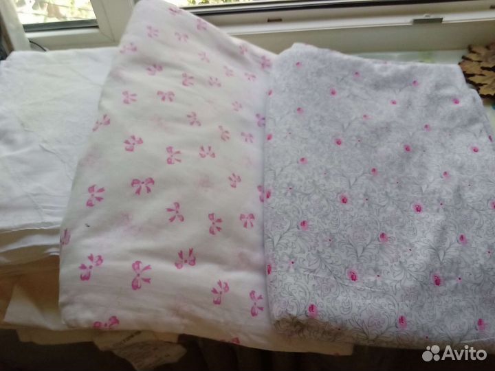 Пододеяльник, простыни, наволочки х/б СССР