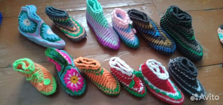 Носки вязанные