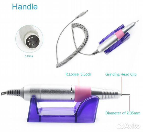 Аппарат фрезер машинка для маникюра 3500 Оборотов