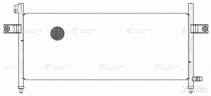 Радиатор кондиционера Ниссан NP300 08