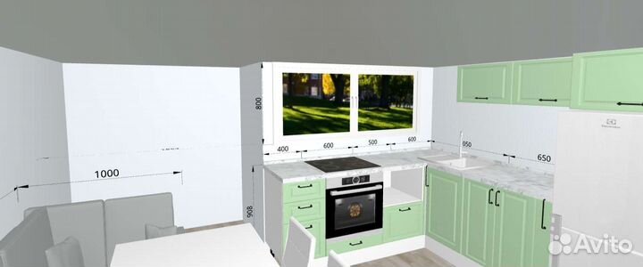 Создание проектов кухни дистанционно