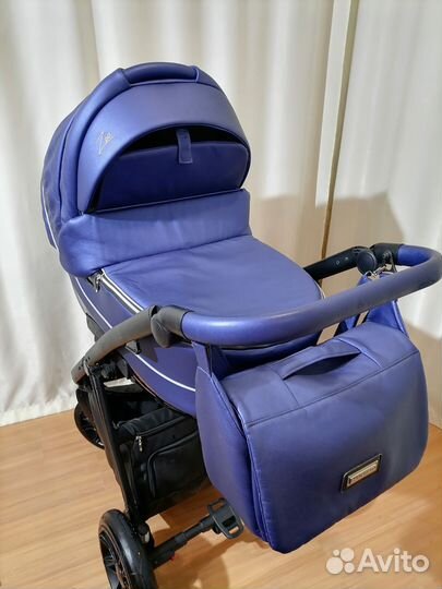 Коляска camarelo zeo 3 в 1/ эко кожа