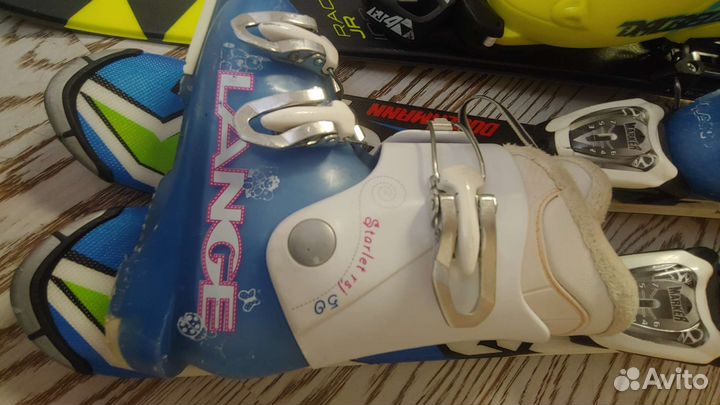 Горнолыжные ботинки и лыжи горные детские 90–133