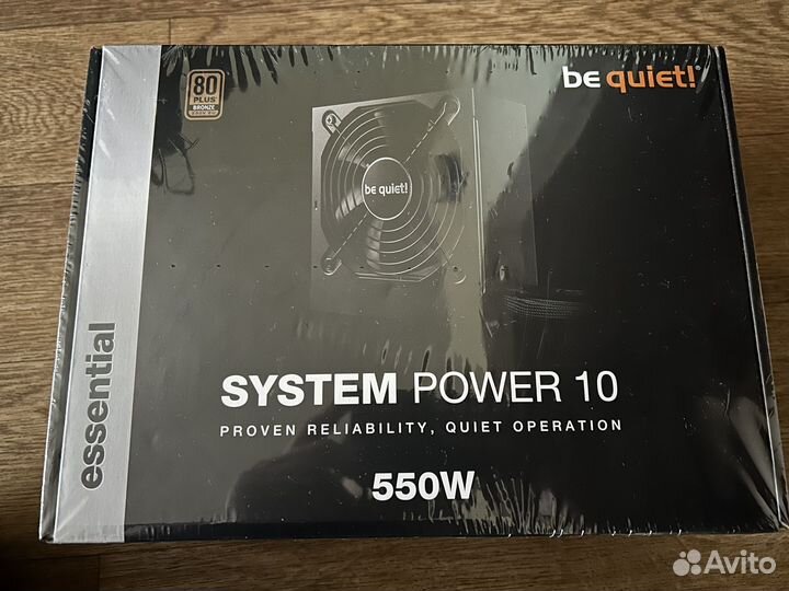 Блок питания be quiet system power 10 550w