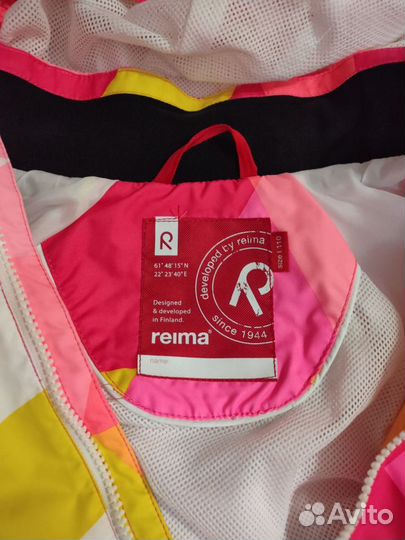 Куртка-ветровка Reima для девочки, размер 110