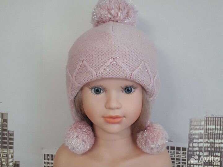 Шапка для девочки 50-52