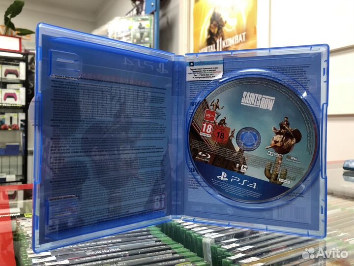 Saints row диск для PS4