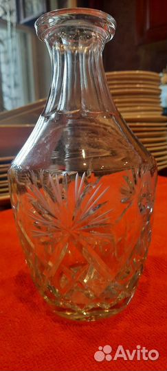 Графин хрустальный Чехославакия