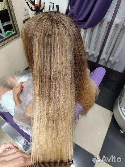 Мелирование, AirTouch, шатуш, балаяж, биозавивка