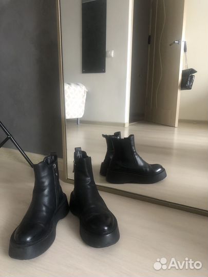 Ботинки челси кожаные Baynezz