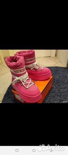 Ботинки. Ботильоны угги. Дутики