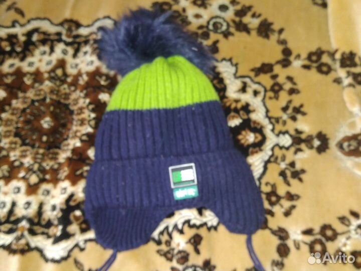 Тёплая зимняя шапка для мальчика