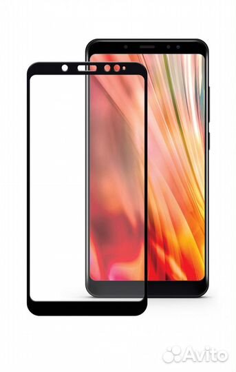 Защитное стекло 5D для Xiaomi Redmi S2 (черный) те