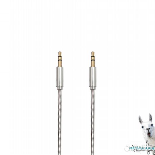 Кабель AUX в металлической оплетке 1 метр
