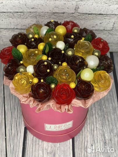 Цветы из мармелада подарки