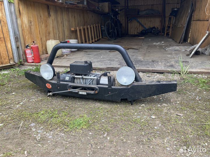 Силовой бампер на ниву с лебедкой 8000lb