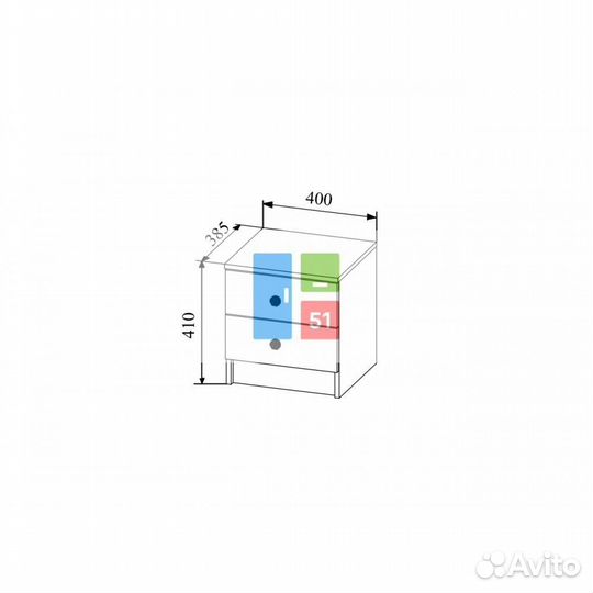 Тумба прикроватная