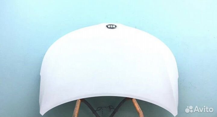 Капот Kia Rio 3 белый 2011-2017