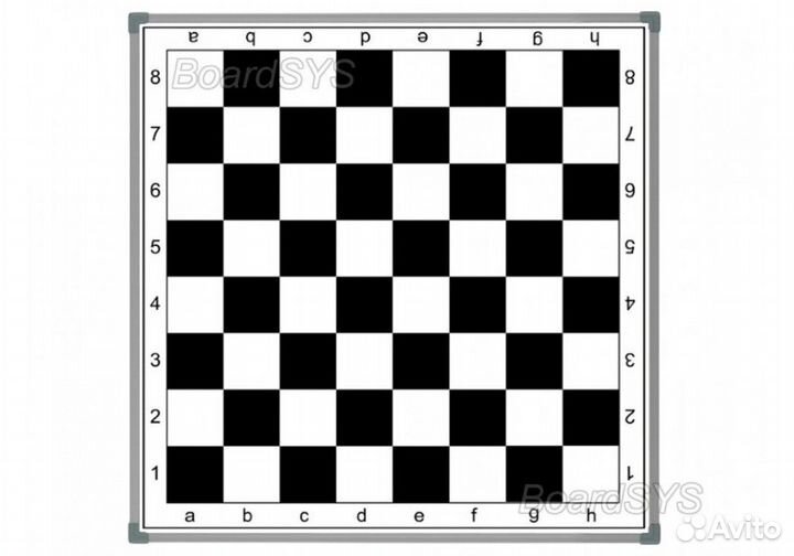 Доска магнитная для шахмат 104х104 см. BS