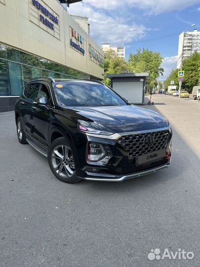 Hyundai Santa Fe 2.2 AT, 2018, 70 000 км