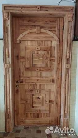 Двери межкомнатные из массива тигрового бука