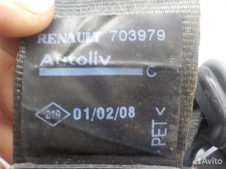 Ремень безопасности Renault Logan I 2005-2014