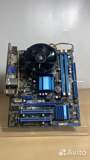 Материнская плата lga 775 + процессор