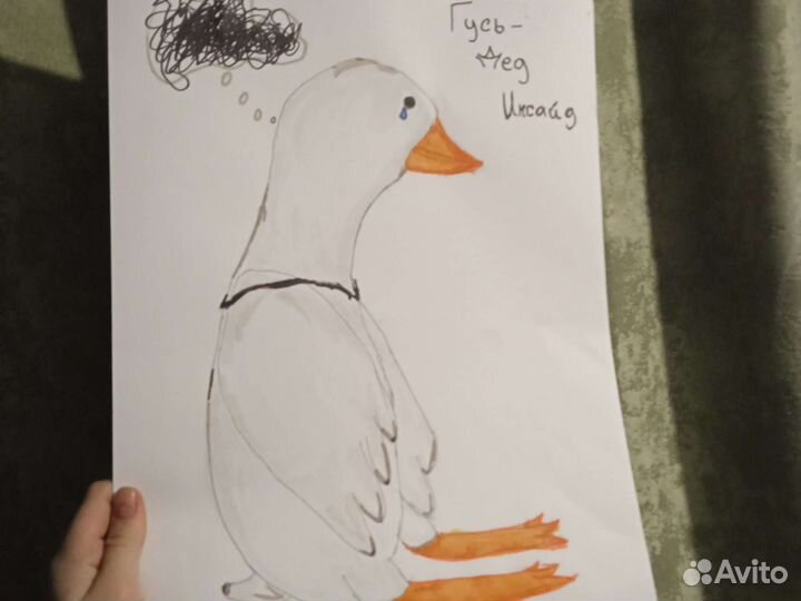 Рисунок популярного гуся