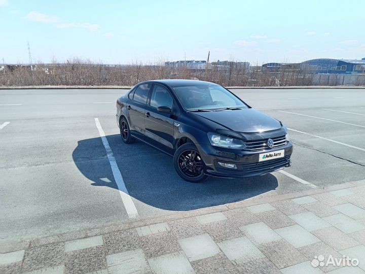 Volkswagen Polo 1.6 AT, 2016, 195 000 км