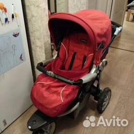 Коляска peg perego gt3 (3 в 1 ) + муфта, чехлы