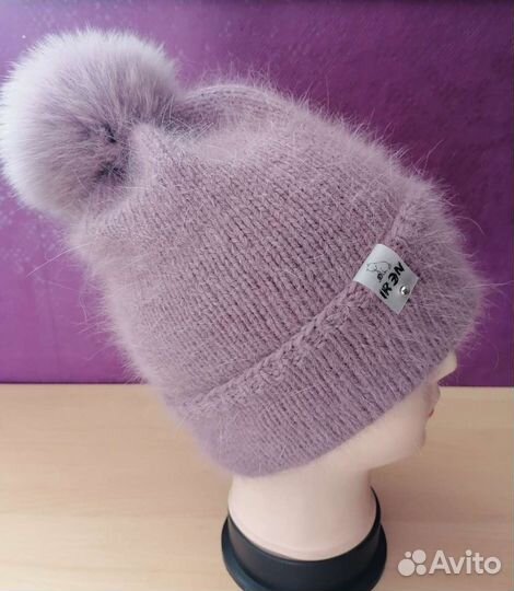 Шапка женская вязаная