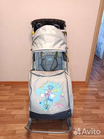 Детские санки коляска ника