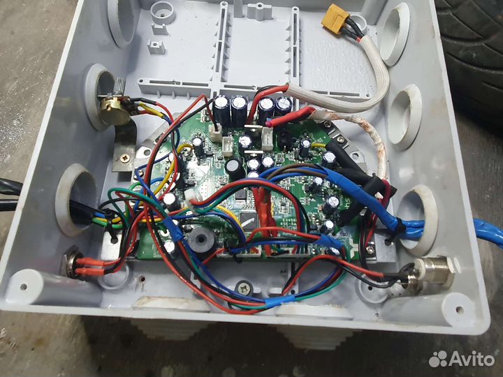 Перепрошитый гироскутер под курок газа