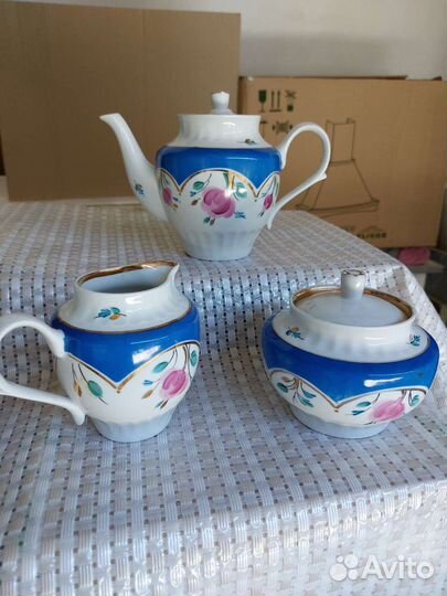 Чайник заварочный фарфоровый новый
