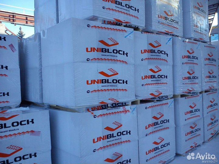 Газоблок Uniblock 625х300х200 D500