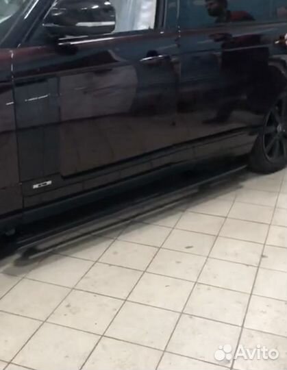 Штатные Электро Подножки Range Rover Vogue