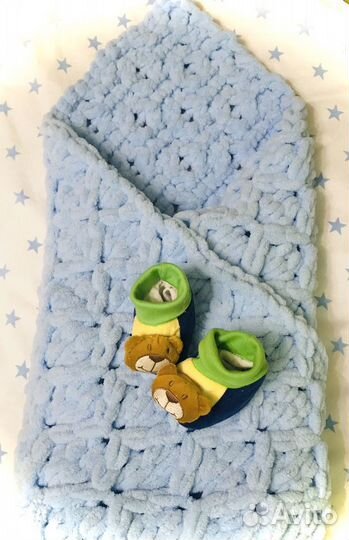 Плюшевый детский плед