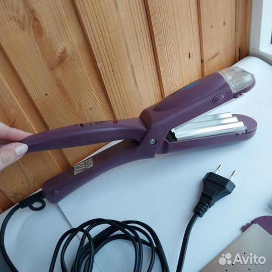 Плойка гофре со сменными насадками