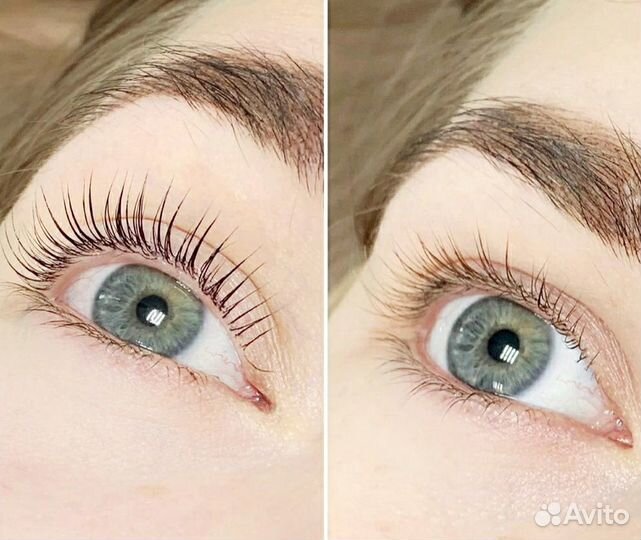 Ламинирование ресниц+ботокс, моделирование бровей