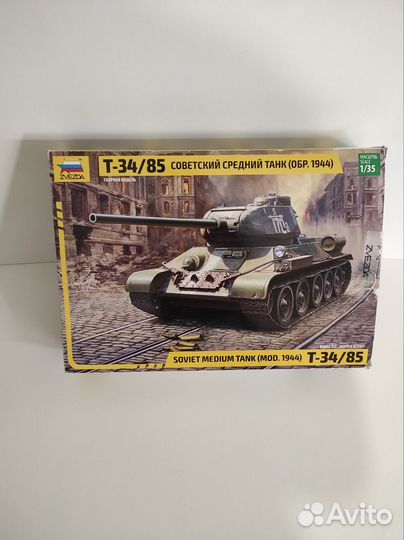 Модель танка т-34/85, масштаб 1/35