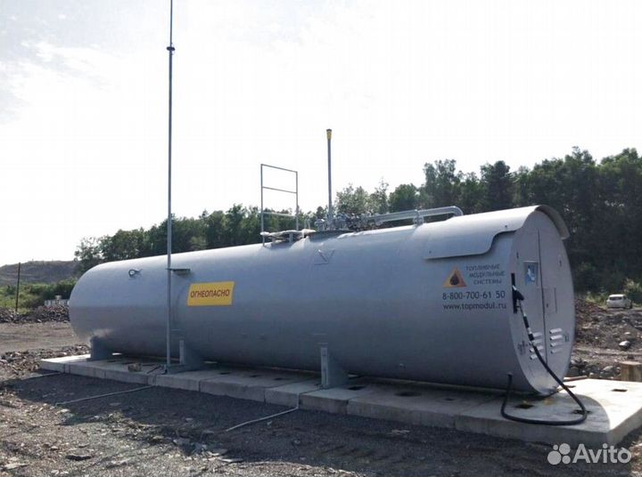 Контейнерная АЗС для заправки своей техники