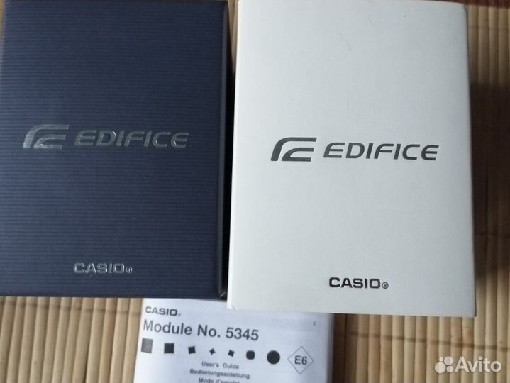 Часы casio edifice