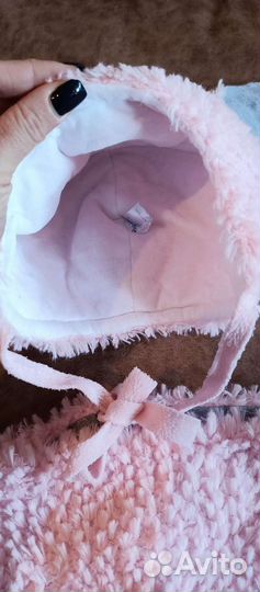 Зимний Комплект шапка и снуд Pupill для девочки