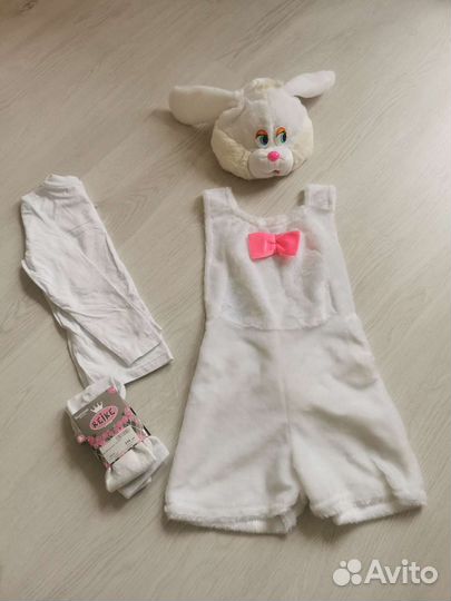 Новогодний костюм зайчика 104-116