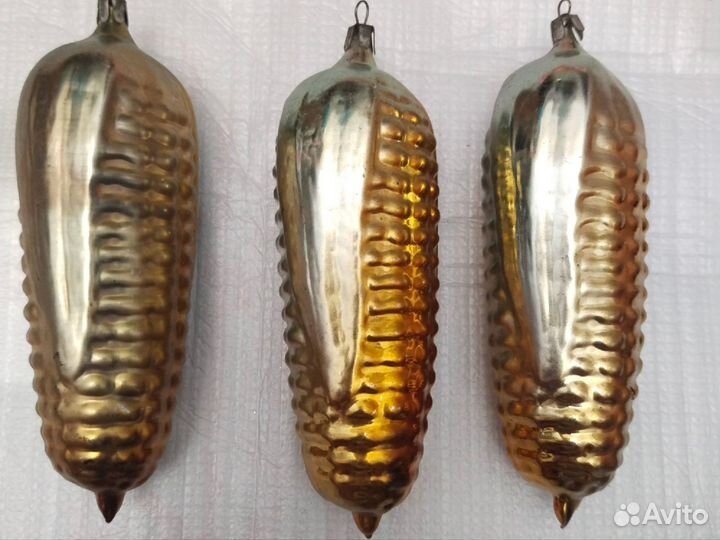 Ёлочные игрушки времён СССР