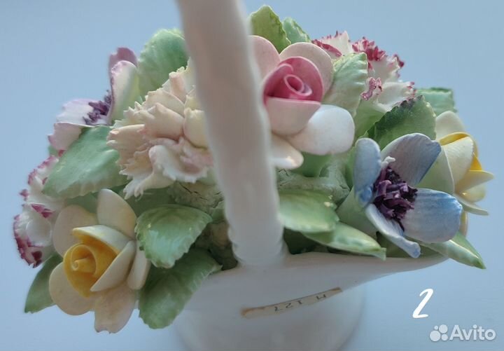 Английские фарфоровые композиции с цветами