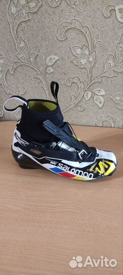 Лыжные ботинки salomon s lab классика +крепления
